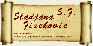 Slađana Fišeković vizit kartica